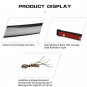 2x30cm Switchback Flowing Car DRL LED Knight Rider Turn Signal Brake Light Strip
