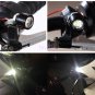 2x White LED Motorcycles ATV Fender Headlight DRL Fog Lamps For Harley-Davidson