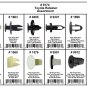 146 Pcs/set Plastic Fender Liner Fastener Rivet Push Clips Retainer For Toyota