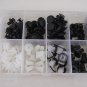 146 Pcs/set Plastic Fender Liner Fastener Rivet Push Clips Retainer For Toyota