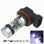 2x H8 6000K 100W Cree LED 20SMD Projector Fog Driving DRL Light Lamp Bulbs White