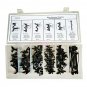 54pcs 6Size Car Body Wiring Harness Fastener Routing Clips Convoluted Assortment
