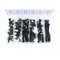 54pcs 6Size Car Body Wiring Harness Fastener Routing Clips Convoluted Assortment