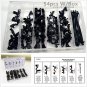 54pcs 6Size Car Body Wiring Harness Fastener Routing Clips Convoluted Assortment