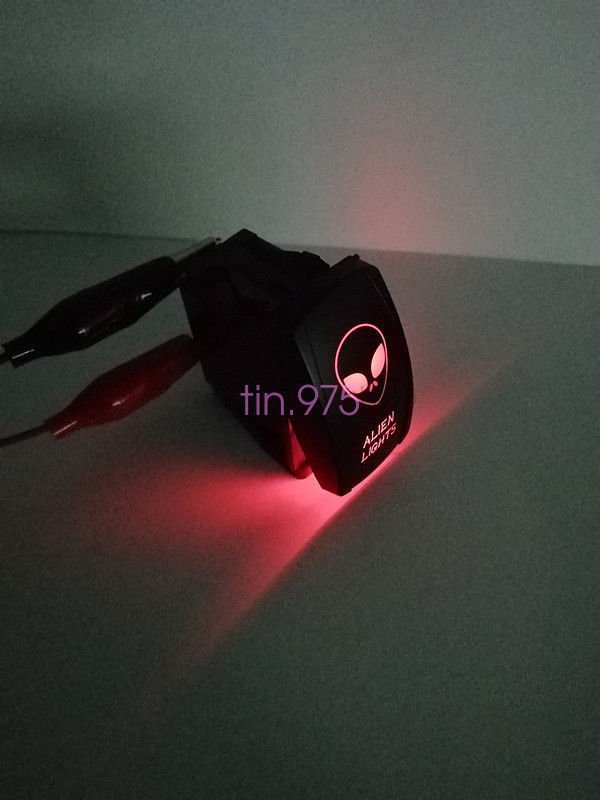 ON/OFF Individuality LIGHTS Rocker Toggle Switch Red LED Lamp For Car Boat Truck