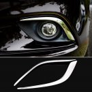 Chrome Front Fog Light Lamp Cover Trim Molding Eyebrow For 14-15 Atenza Mazda 6