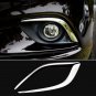 Chrome Front Fog Light Lamp Cover Trim Molding Eyebrow For 14-15 Atenza Mazda 6