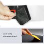 4Pcs 3D Carbon Fiber Black Car Door Sill Scuff Plate Cover Anti Scratch Sticker