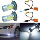 Error Free Xenon White H7 LED Kit BMW E46 3 High Beam Daytime Running Lights