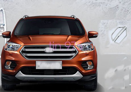 For 2013-2017 Ford Escape Kuga Chrome Rear Bumper Tail Fog lamp Light Trim Cover