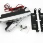 2 Pcs 8 LED White Driving Fog Lamp DRL Daytime Running Lights For Mercedes-Benz