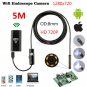 5M 6LED Waterproof WiFi Endoscope Borescope Inspection Camera For iPhone Android