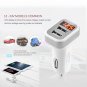 Dual USB 2.1A Car Charger Adapter LED Display Fast Charging for iPhone Samsung