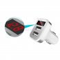 Dual USB 2.1A Car Charger Adapter LED Display Fast Charging for iPhone Samsung