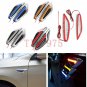 2X Amber Steering Fender Side Auto Car LED Side Lights Chroming Turn signal Lamp
