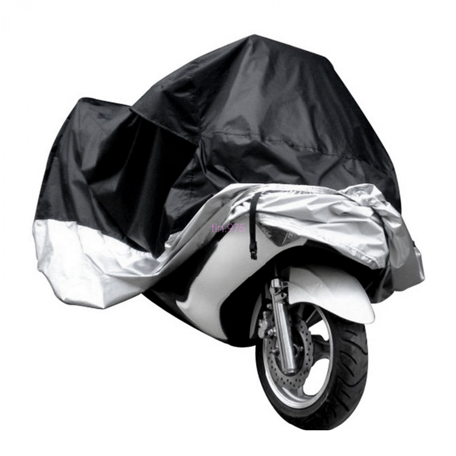 Waterproof Outdoor Motorbike UV Protector Rain Dust Bike Motorcycle Cover Size L