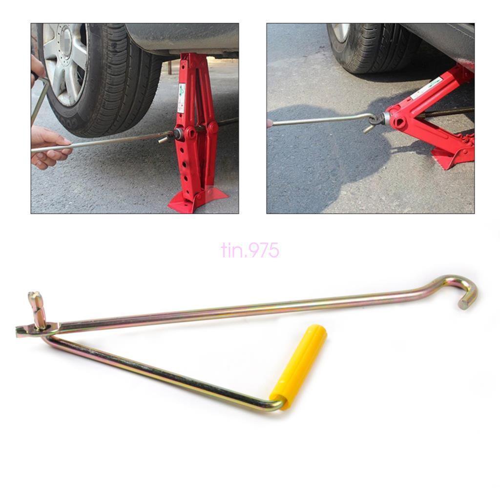 Steel Car Van Garage Tire Wheel Lug Wrench Scissor Jack Crank Speed Handle Tool