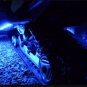 4PC LED Snowmobile Underglow 12v Custom LED Neon Accent Lighting Blue Atv