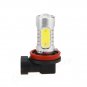 2X 7.5W Xenon White H11 High Power COB LED Projector Bulb For Driving Fog Light