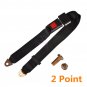 1 Set Car Universal Adjustable 2 Point Retractable Safety Seat Belt Lap Belt