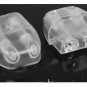 2x Transparent 2 Holes Safety For Driver Car Sonic Deer And Animal Whistle Alert