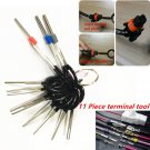11pc/set Wire Terminal Removal Tool Wiring Crimp Connector Pin Release Extractor