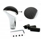 Real Leather Transmition Selector Head Gear Shift Knob For Manual/Automatic Car