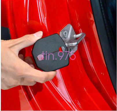 Door Lock Protector Cover buckle decoration 4pcs For Ford Kuga Escape 2013-2017