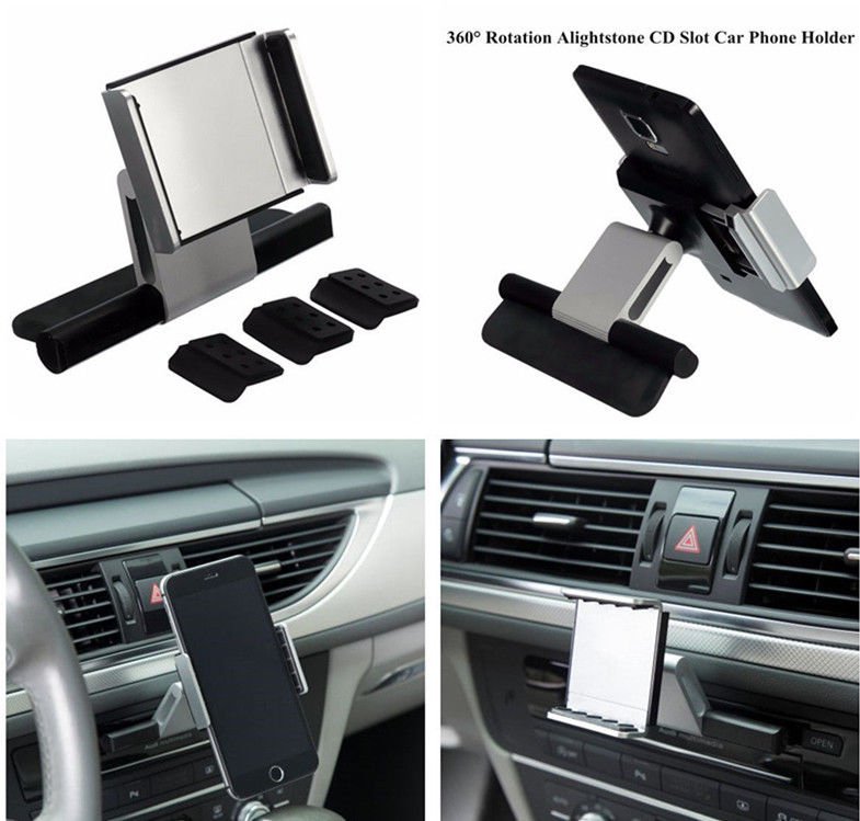Universal Car CD Slot Holder Mount For Cell Phone GPS iPhone Samsung Sat Nav