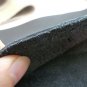 Black Genuine Leather Steering Wheel Cover Sweat Non-Slip Needle Cord For Honda
