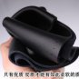 Black Genuine Leather Steering Wheel Cover Sweat Non-Slip Needle Cord For Honda