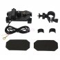 Universal Motorcycle Bike ATV 3.5-7" Cell Phone GPS Mount Holder w/ USB Charger