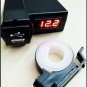 Universal Motorcycle 5V 3.1A Dual USB Phone Charger Red LED Voltmeter W/ Switch