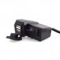 Universal Motorcycle 5V 3.1A Dual USB Phone Charger Red LED Voltmeter W/ Switch