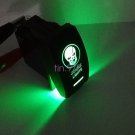 ON/OFF ZOMBIE LIGHTS Rocker Toggle Switch Green LED Lamp For Car Truck ATV Boat