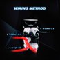 ON/OFF ZOMBIE LIGHTS Rocker Toggle Switch Green LED Lamp For Car Truck ATV Boat