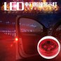 2 Pcs Car Door Opened Red LED Warning Light Wireless Flash Indicator Strobe Lamp