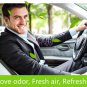 Car Offroad A/C Vent Clip Mount Clock Watch & Thermometer Perfume Refill Storage