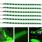 Wireless Remote Control Car Vehicle 12" 30CM Green LED Light Strip Kit For Audi
