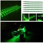 Wireless Remote Control Car Vehicle 12" 30CM Green LED Light Strip Kit For Audi