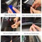 16FT Black Moulding Trim Rubber Strip Autos Door Scratch Protector Edge Guard 5M