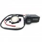 Waterproof Motorcycle 3.1A GPS Dual USB Power Socket Charger + Red LED Voltmeter
