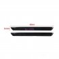 2 Pcs 19" Real Carbon Fiber Car Scuff Plate Door Sill Cover Panel Step Protecors