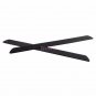 2 Pcs 19" Real Carbon Fiber Car Scuff Plate Door Sill Cover Panel Step Protecors