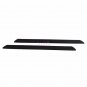 2 Pcs 19" Real Carbon Fiber Car Scuff Plate Door Sill Cover Panel Step Protecors