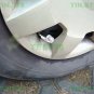 4 x Blue Car Tire Tyre Wheel Dust Stems Air Valves Caps Stem LED Lights Cover