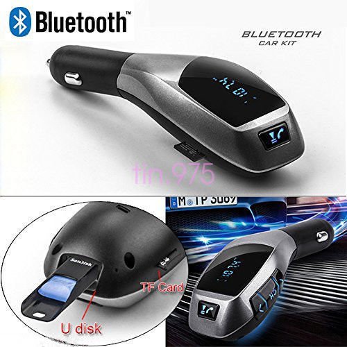 Autos Wireless Bluetooth X5 Music Player FM LCD Screen Radio Adapter USB Charger