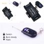 Autos SUV LED Light Working Lamps Battery Black Controller Box & Wireless Remote