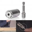 2 Pcs Universal Set Tool Mechanics Socket Wrench  Piece Sockets Ratchet