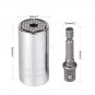 2 Pcs Universal Set Tool Mechanics Socket Wrench Piece Sockets Ratchet